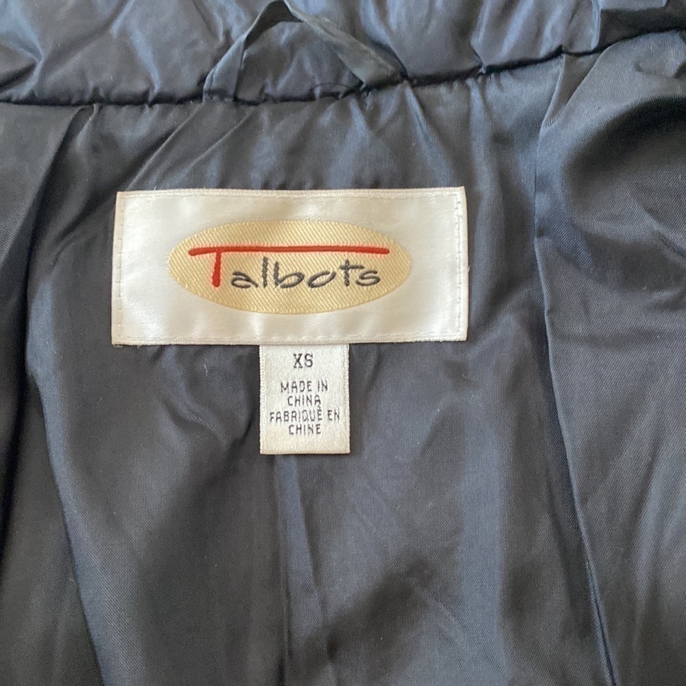 Talbots down puffer jacket XS - Picture 5 of 8